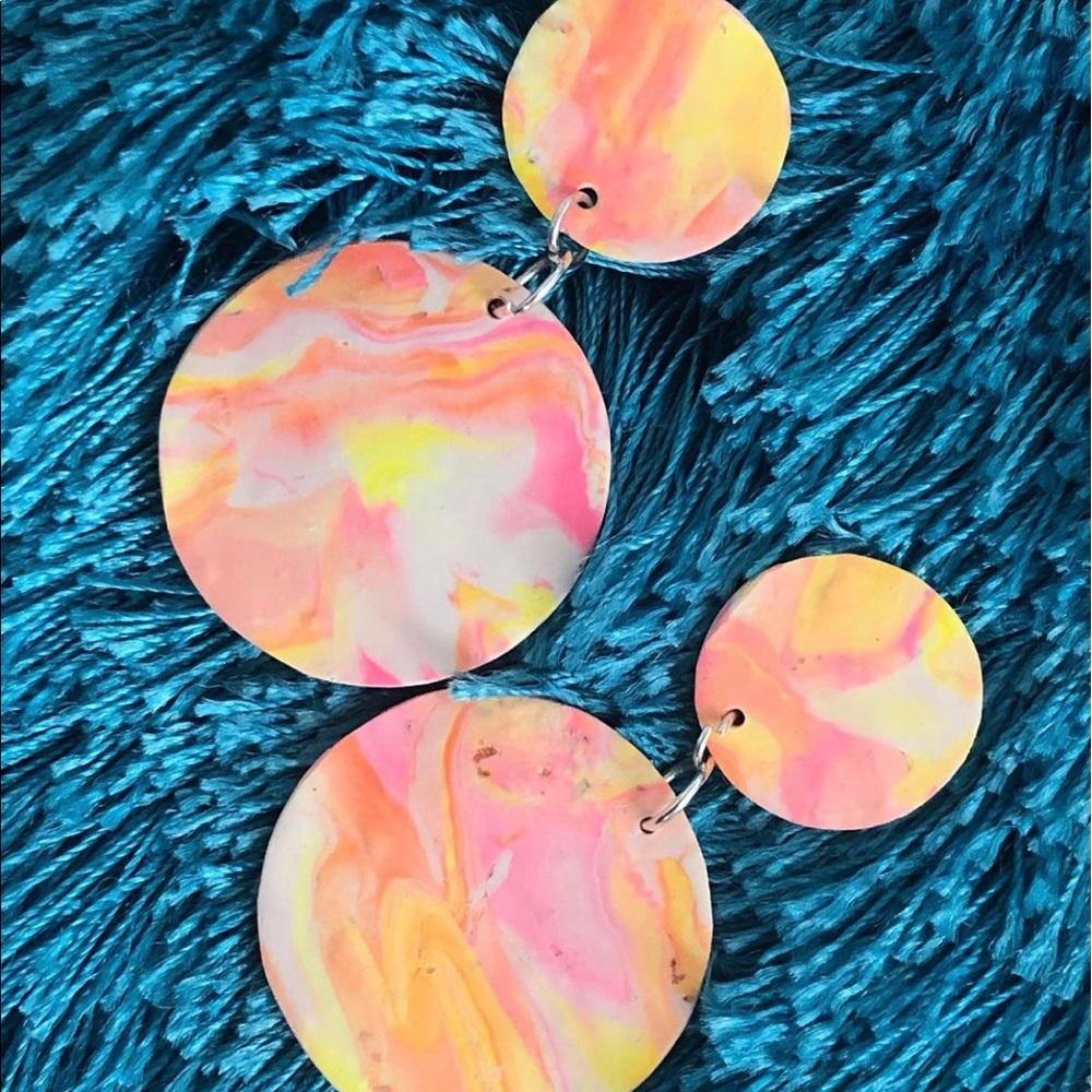 “Halley” Clay Earrings
